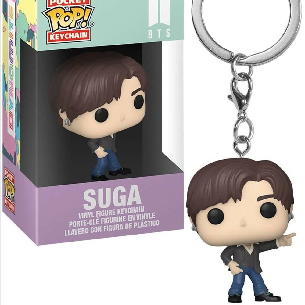 🆕BTS Dynamite SUGA Funko Pop Keychain